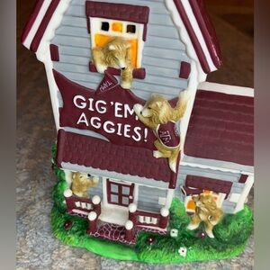 Texas A&M Gig ‘Em Aggies House Slavic Treasures 2003 limitededition series